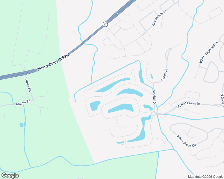 map of restaurants, bars, coffee shops, grocery stores, and more near 626 Wyndham Way in Pooler