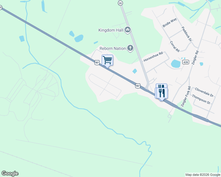 map of restaurants, bars, coffee shops, grocery stores, and more near 187 Arlington Road in Bloomingdale