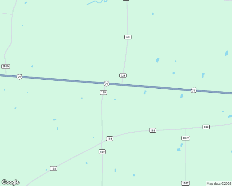 map of restaurants, bars, coffee shops, grocery stores, and more near 141 County Road 189 in Beckville