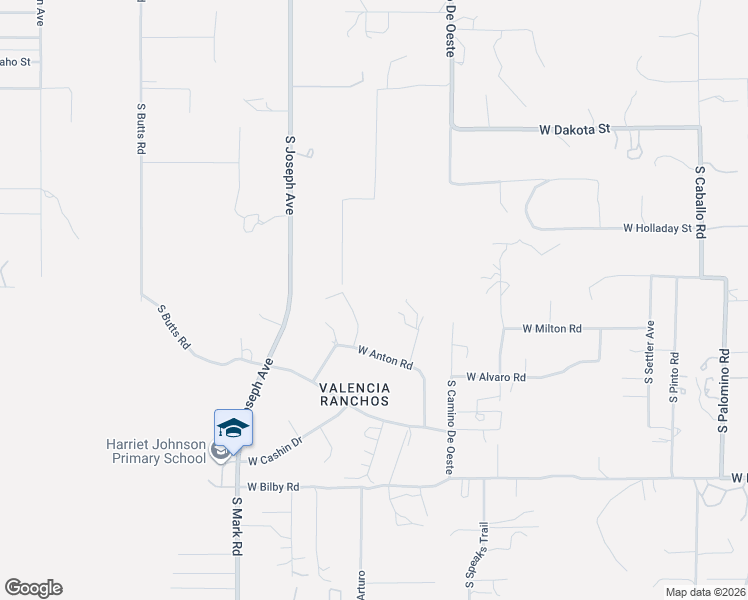 map of restaurants, bars, coffee shops, grocery stores, and more near 5715 South Marshall Place in Tucson