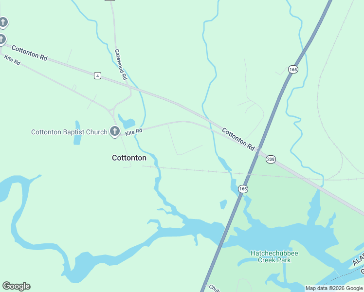 map of restaurants, bars, coffee shops, grocery stores, and more near 106 County Road 4 in Pittsview