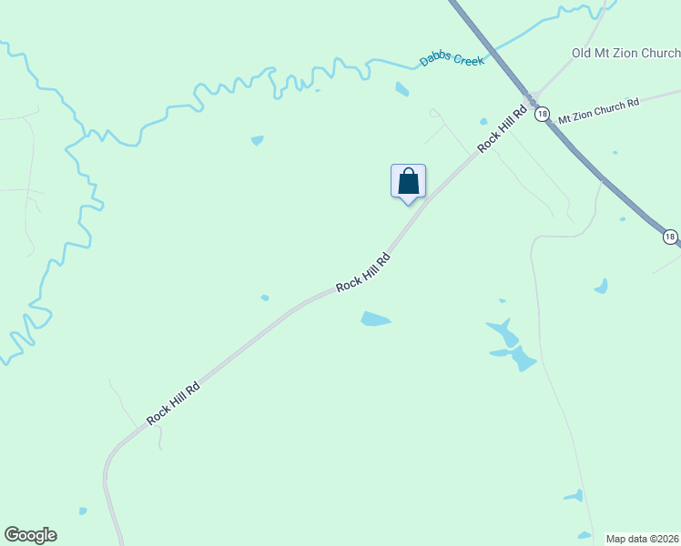 map of restaurants, bars, coffee shops, grocery stores, and more near 626 Rock Hill Road in Brandon