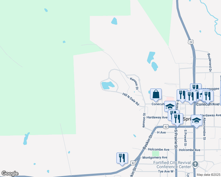 map of restaurants, bars, coffee shops, grocery stores, and more near in Union Springs