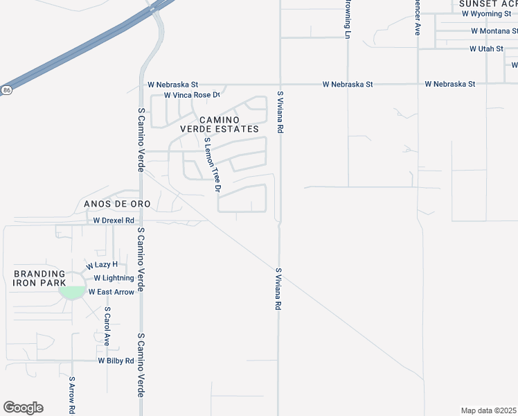 map of restaurants, bars, coffee shops, grocery stores, and more near 6264 West Velvet Senna Drive in Tucson