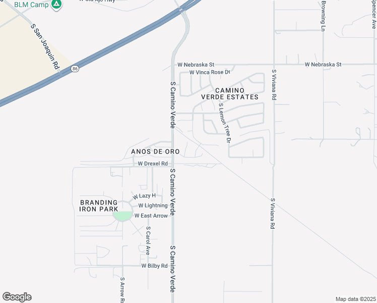 map of restaurants, bars, coffee shops, grocery stores, and more near 5620 South Ruby Quinn Place in Tucson