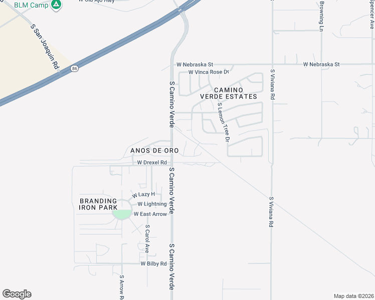 map of restaurants, bars, coffee shops, grocery stores, and more near 5620 South Ruby Quinn Place in Tucson