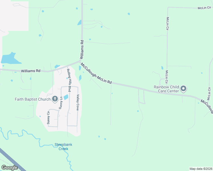 map of restaurants, bars, coffee shops, grocery stores, and more near 164 McCullough-McLin Road in Florence