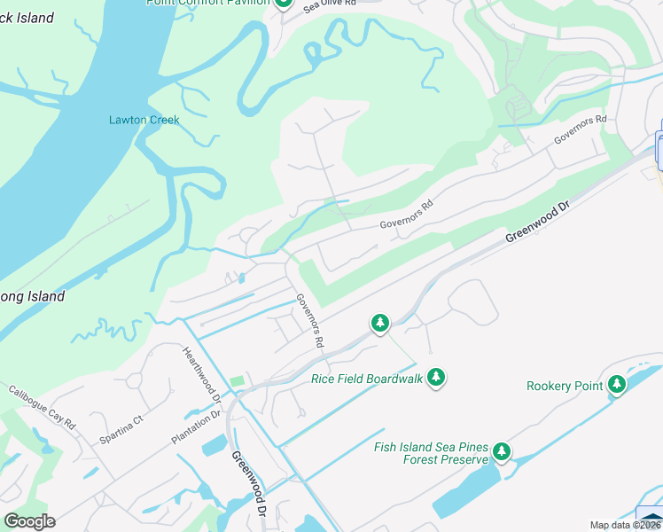 map of restaurants, bars, coffee shops, grocery stores, and more near 23 Water Oak Drive in Hilton Head Island