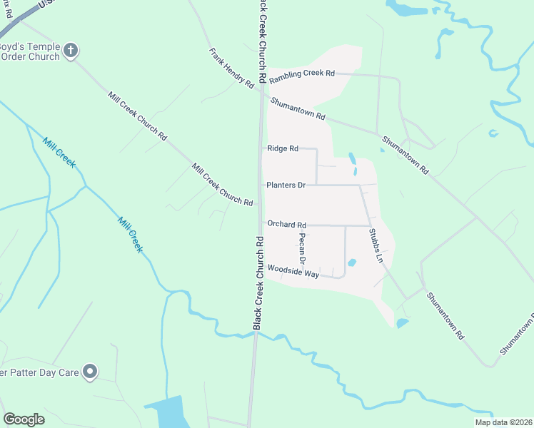 map of restaurants, bars, coffee shops, grocery stores, and more near 1060 Mill Creek Church Road in Ellabell