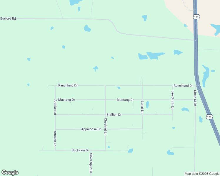 map of restaurants, bars, coffee shops, grocery stores, and more near 491 Ranchland Drive in Grand Cane
