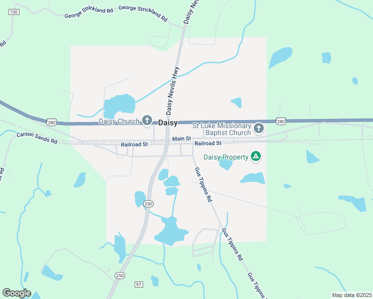 map of restaurants, bars, coffee shops, grocery stores, and more near 529 Main Street in Claxton