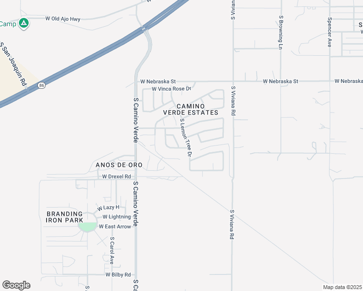 map of restaurants, bars, coffee shops, grocery stores, and more near 5571 South Cypress Hill Drive in Tucson