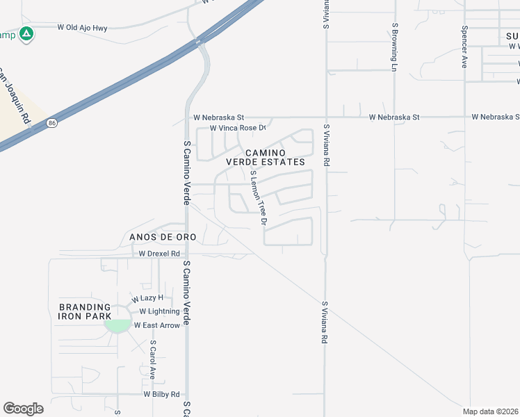 map of restaurants, bars, coffee shops, grocery stores, and more near 5562 South Lemon Tree Drive in Tucson