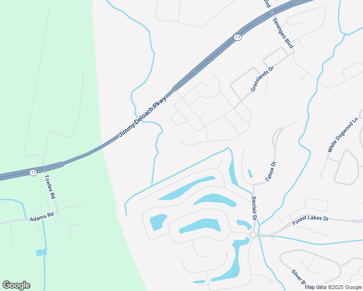 map of restaurants, bars, coffee shops, grocery stores, and more near 402 Southwilde Way in Pooler