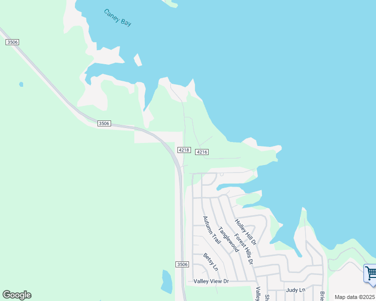 map of restaurants, bars, coffee shops, grocery stores, and more near 6903 County Road 4218 in Coffee City