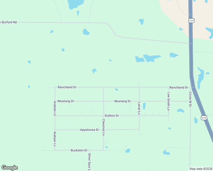 map of restaurants, bars, coffee shops, grocery stores, and more near 491 Ranchland Drive in Grand Cane