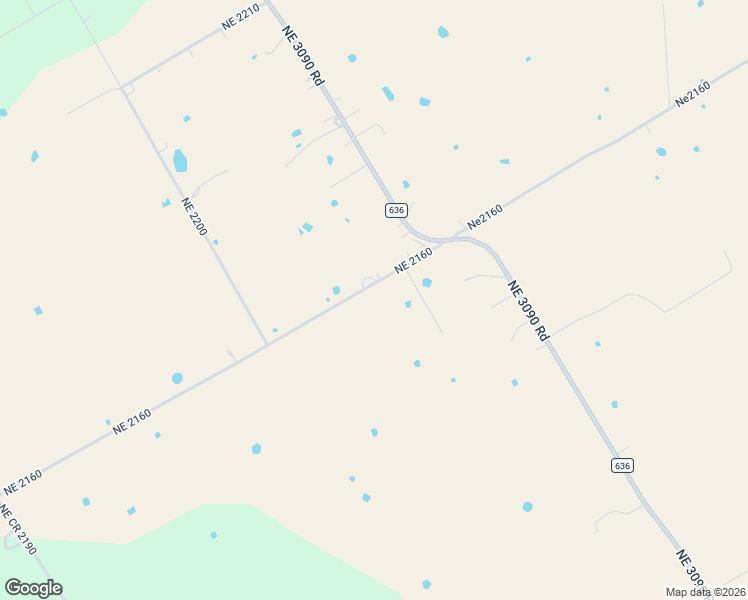 map of restaurants, bars, coffee shops, grocery stores, and more near 12011 Northeast 2160 in Kerens