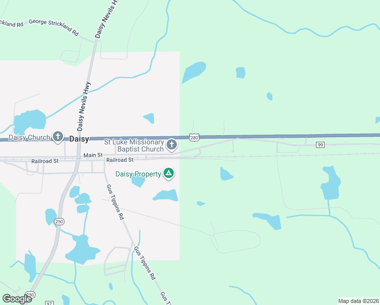 map of restaurants, bars, coffee shops, grocery stores, and more near 722 Old Savannah Highway in Claxton
