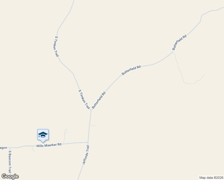 map of restaurants, bars, coffee shops, grocery stores, and more near 5820 Butterfield Road in Willcox