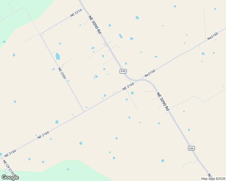 map of restaurants, bars, coffee shops, grocery stores, and more near 12011 Northeast 2160 in Kerens