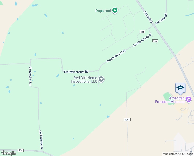map of restaurants, bars, coffee shops, grocery stores, and more near 22400 Joe Lyons Road in Bullard