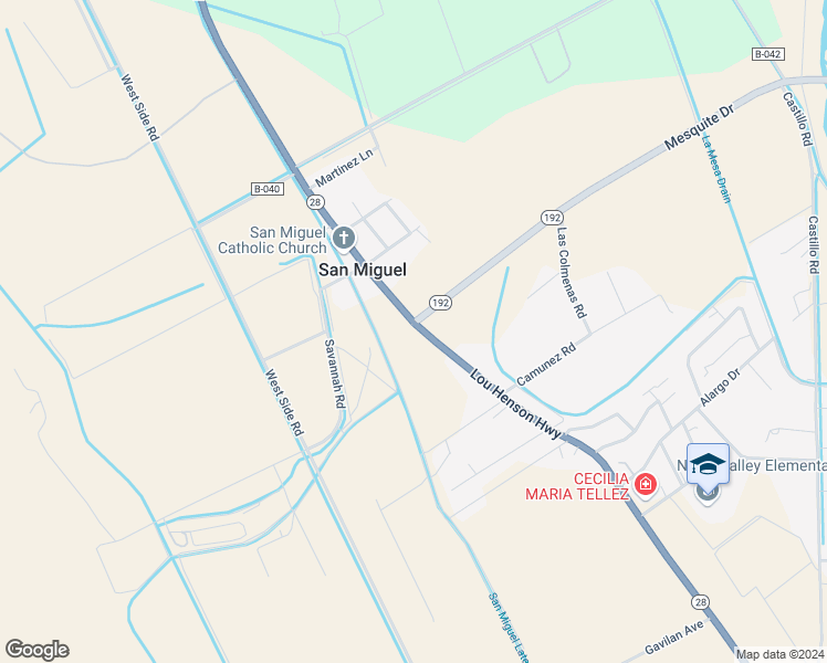 map of restaurants, bars, coffee shops, grocery stores, and more near in San Miguel