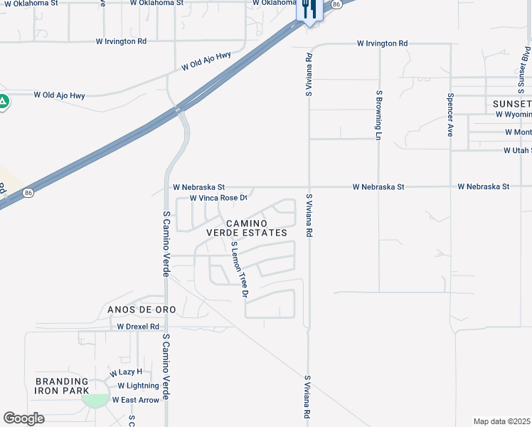 map of restaurants, bars, coffee shops, grocery stores, and more near 6331 West Blue Star Drive in Tucson