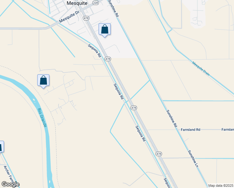 map of restaurants, bars, coffee shops, grocery stores, and more near 161-179 Sequoia Drive in Mesquite