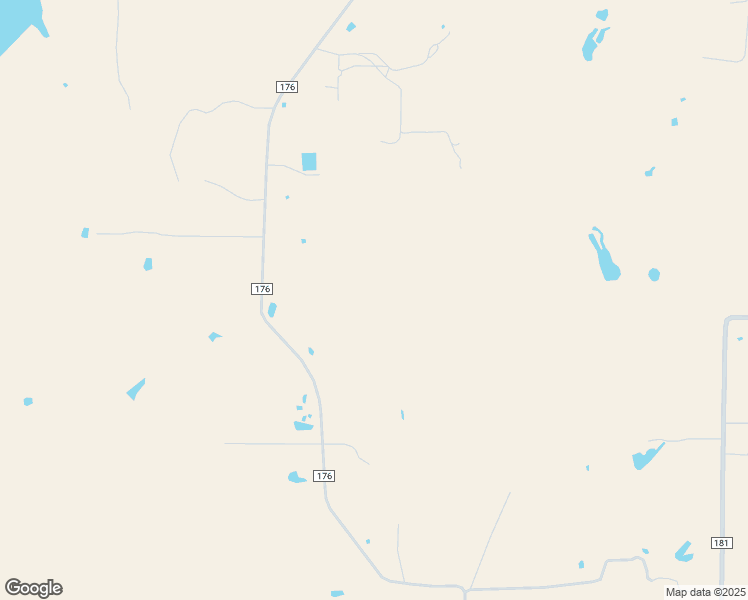 map of restaurants, bars, coffee shops, grocery stores, and more near 517 County Road 176 in Ovalo