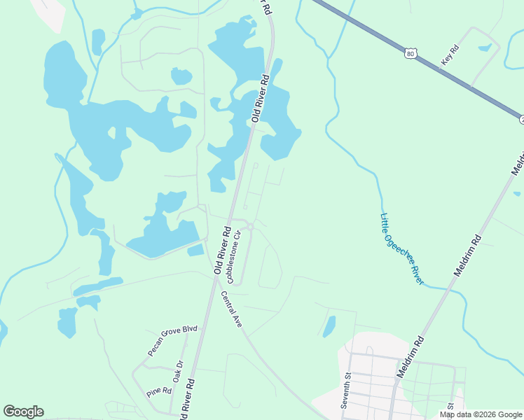 map of restaurants, bars, coffee shops, grocery stores, and more near 204 Pebblestone Drive in Bloomingdale