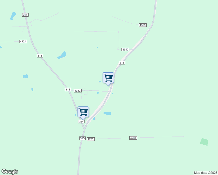 map of restaurants, bars, coffee shops, grocery stores, and more near 6660 Farm to Market 315 in LaRue