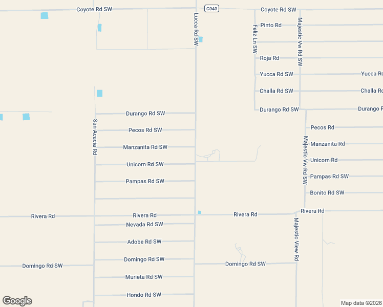 map of restaurants, bars, coffee shops, grocery stores, and more near 2169-2179 Unicorn Road Southwest in Deming