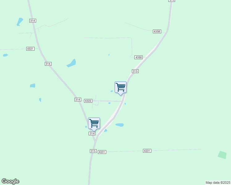 map of restaurants, bars, coffee shops, grocery stores, and more near 6660 Farm to Market 315 in LaRue