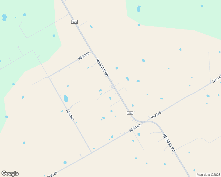 map of restaurants, bars, coffee shops, grocery stores, and more near 3101 Farm to Market Road 636 in Kerens