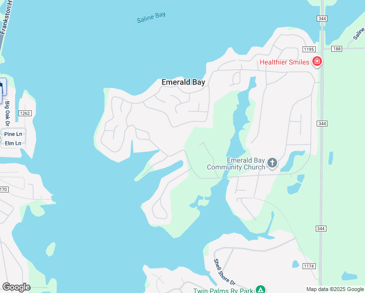 map of restaurants, bars, coffee shops, grocery stores, and more near 212 South Bay Drive in Bullard
