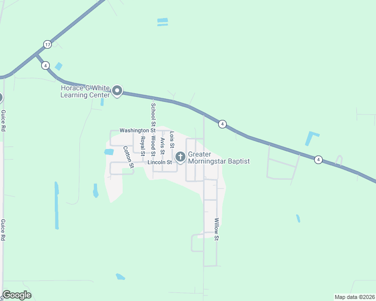 map of restaurants, bars, coffee shops, grocery stores, and more near 101-149 Georgia Street in Winnsboro