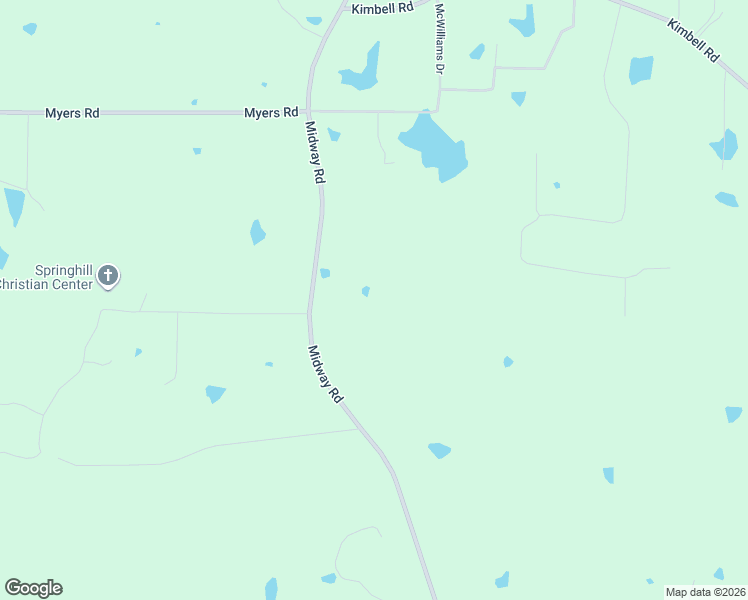 map of restaurants, bars, coffee shops, grocery stores, and more near 12320 Midway Road in Raymond
