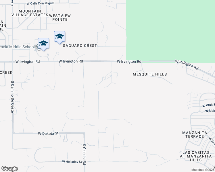 map of restaurants, bars, coffee shops, grocery stores, and more near 5101 South Gila Avenue in Tucson