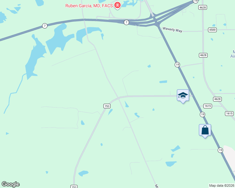 map of restaurants, bars, coffee shops, grocery stores, and more near Farm to Market Road 753 in Athens