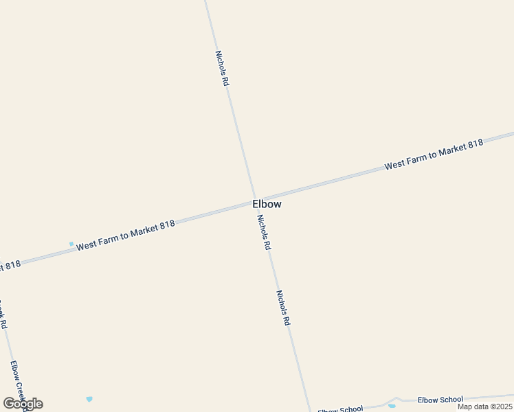 map of restaurants, bars, coffee shops, grocery stores, and more near Nichols Road in Big Spring