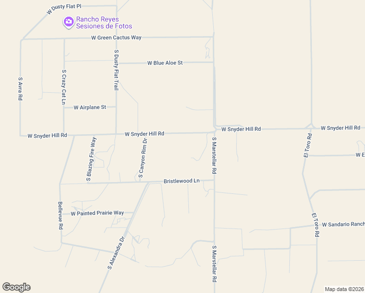 map of restaurants, bars, coffee shops, grocery stores, and more near 12715 West Snyder Hill Road in Tucson