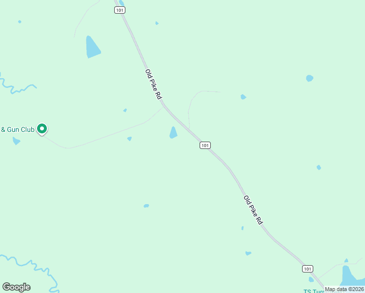 map of restaurants, bars, coffee shops, grocery stores, and more near 15388 Old Pike Road in Mathews