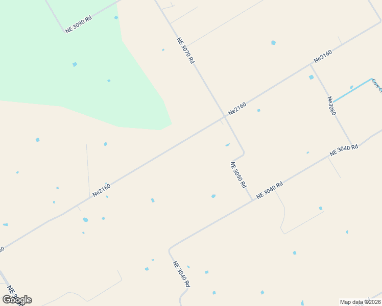 map of restaurants, bars, coffee shops, grocery stores, and more near Ne2160 in Kerens
