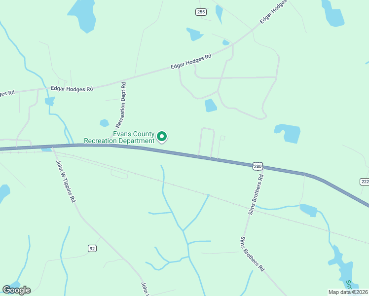 map of restaurants, bars, coffee shops, grocery stores, and more near 11661 U.S. 280 in Claxton