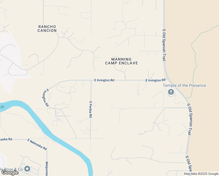 map of restaurants, bars, coffee shops, grocery stores, and more near 11500 East Irvington Road in Tucson