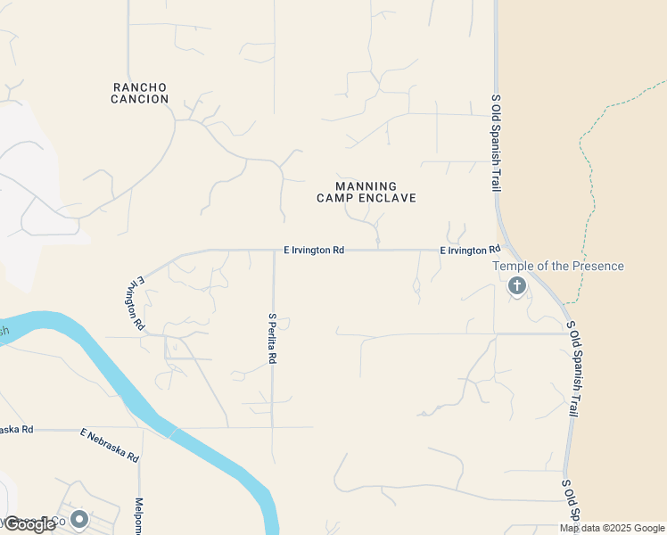 map of restaurants, bars, coffee shops, grocery stores, and more near 11500 East Irvington Road in Tucson