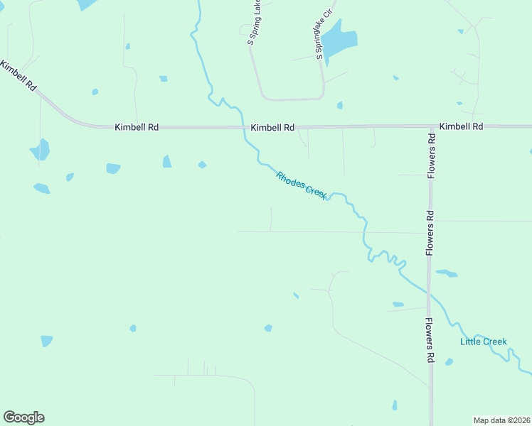 map of restaurants, bars, coffee shops, grocery stores, and more near 1516 West Flowers Road in Terry