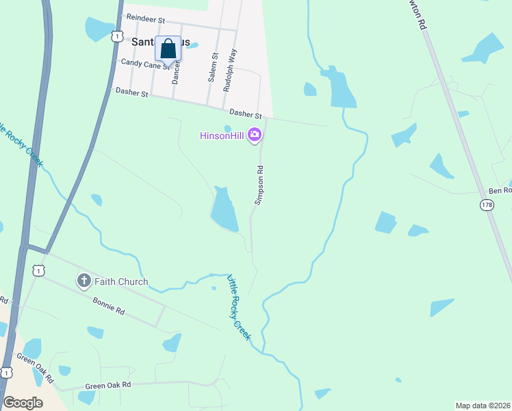map of restaurants, bars, coffee shops, grocery stores, and more near 270 Simpson Road in Lyons