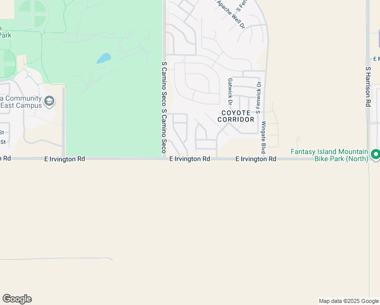 map of restaurants, bars, coffee shops, grocery stores, and more near 4883 South Lincoln Ridge Drive in Tucson