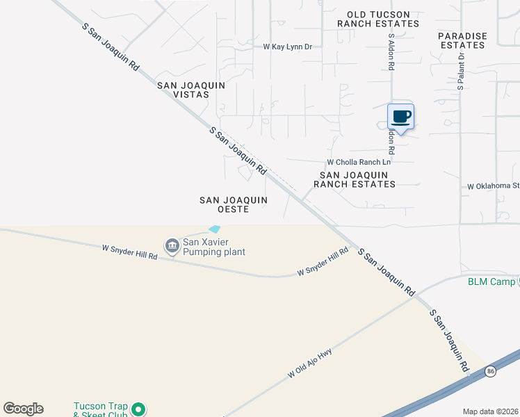 map of restaurants, bars, coffee shops, grocery stores, and more near 4861 Calle De Montoya in Tucson